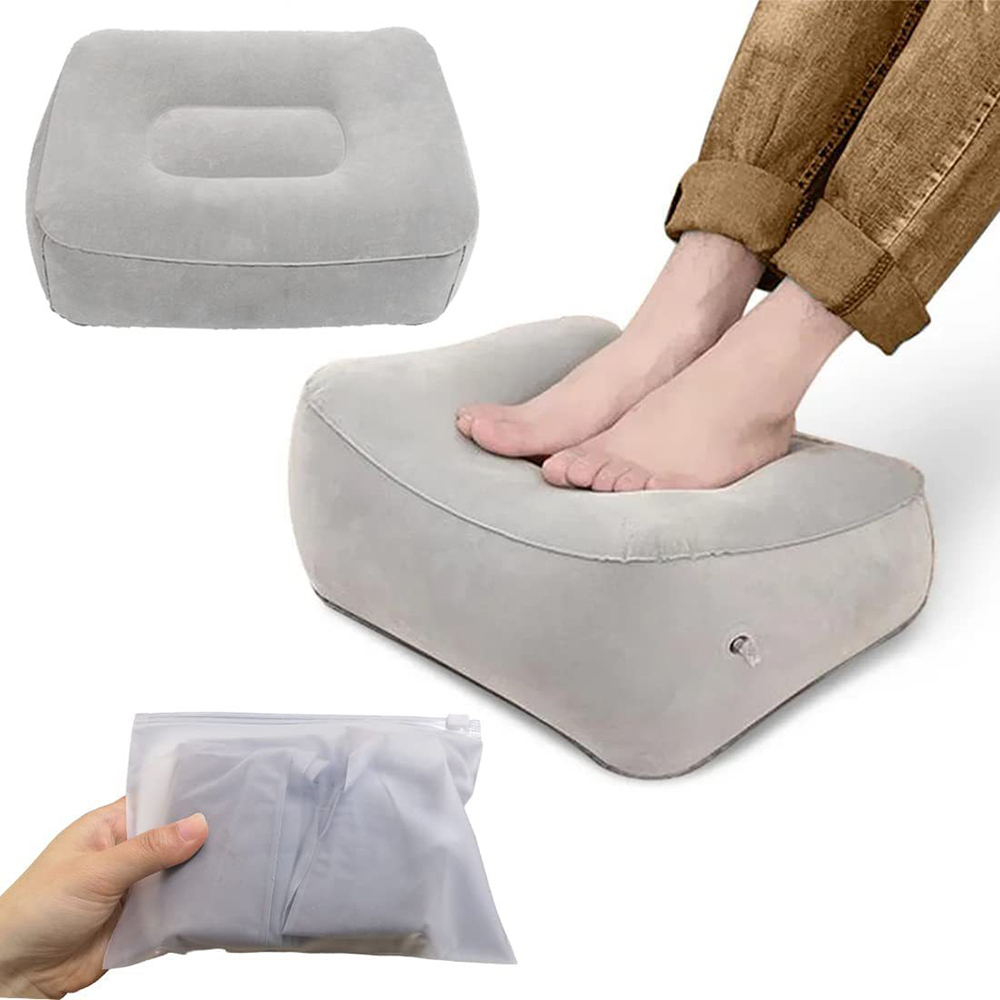 Office Footrest Cushion - Almohada inflable suave para reposapiés de