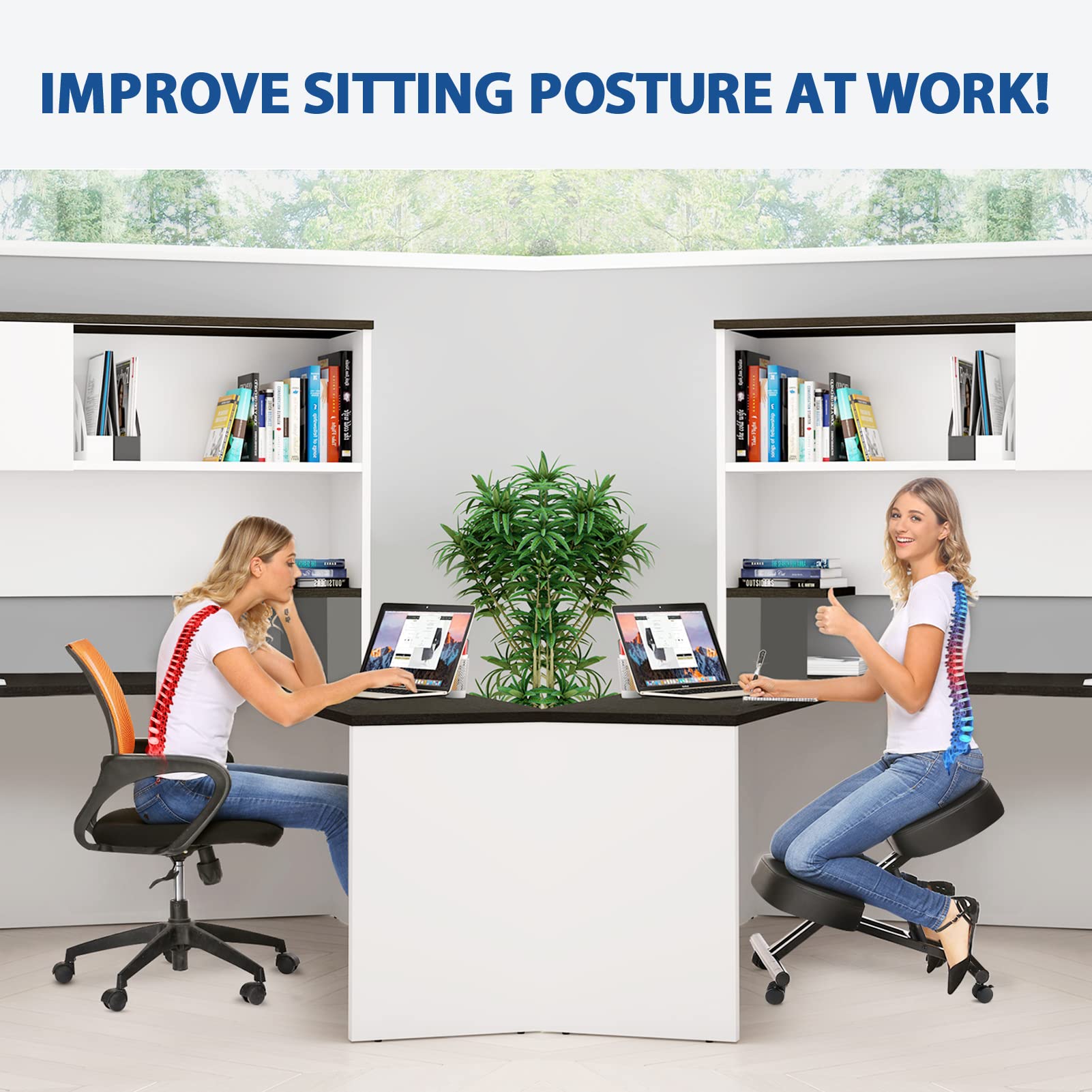 Silla Ergonómica para Arrodill - Office Furniture Home reseña y precio