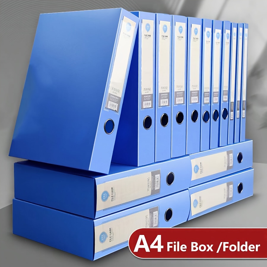 Carpetas de archivos A4 plegab - Binder Storage Box reseña y precio