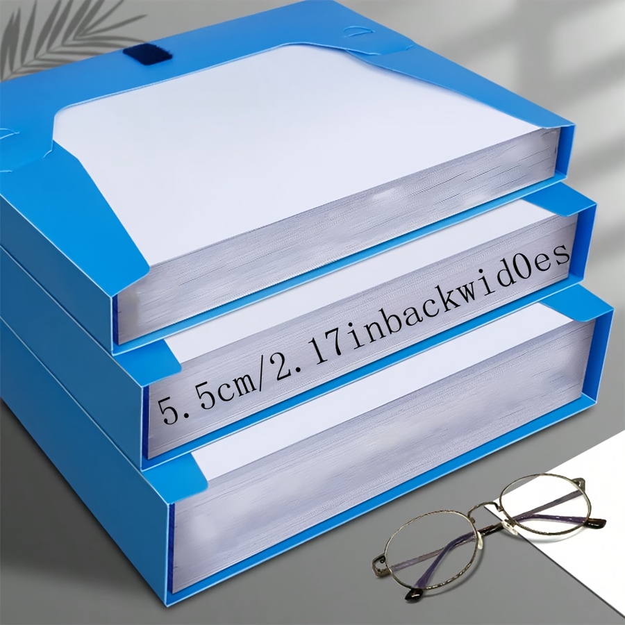 Carpetas de archivos A4 plegab - Binder Storage Box reseña y precio