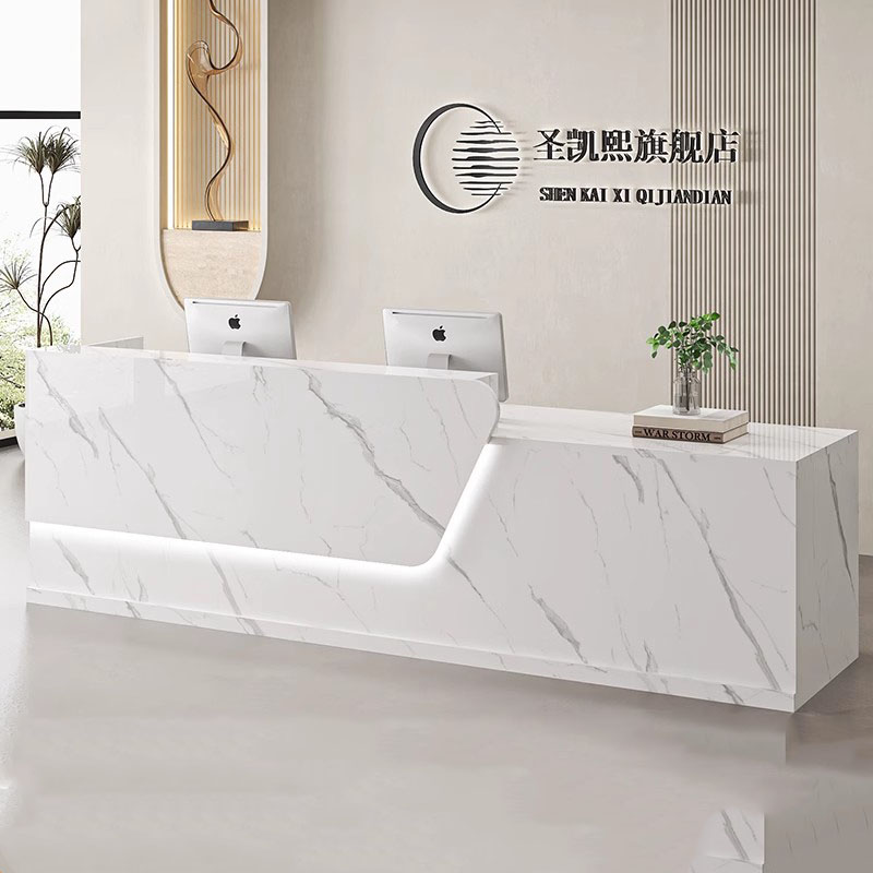 Mostrador de recepción de bell - Office Furniture Logo reseña y precio