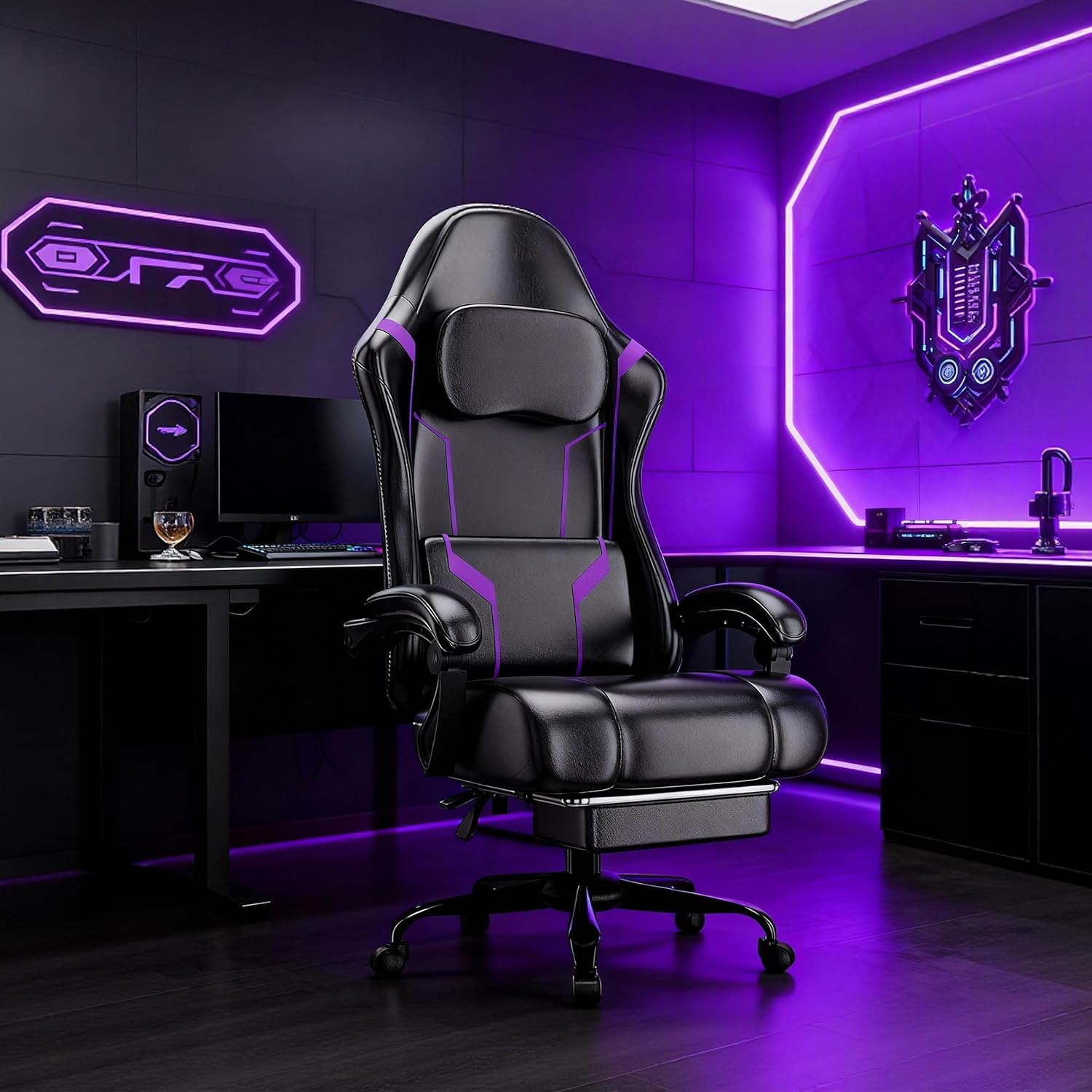 Silla de Juego Ergonómica con  - Office Footrest Cushion reseña y precio