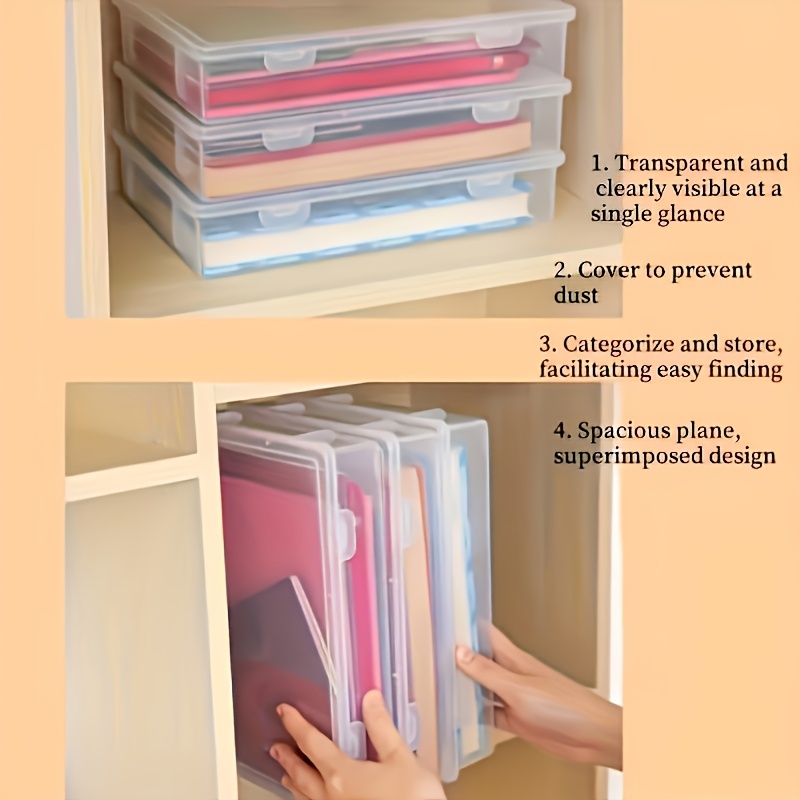 Caja de almacenamiento de plás - Binder Storage Box reseña y precio