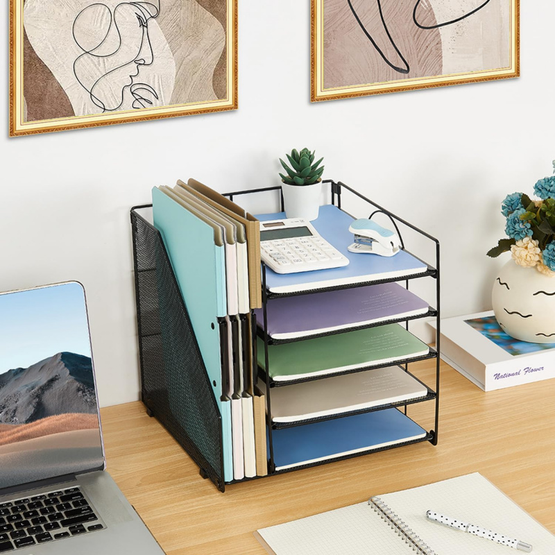 Estante de archivos de papel d - Binder Storage Box reseña y precio