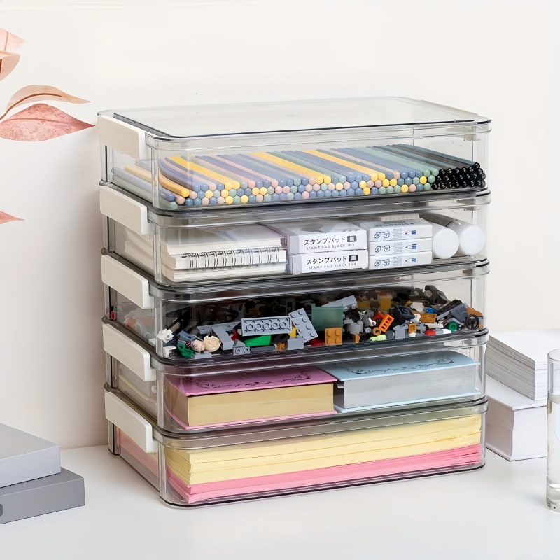 Juego de 2 Cajas de Almacenami - Binder Storage Box reseña y precio