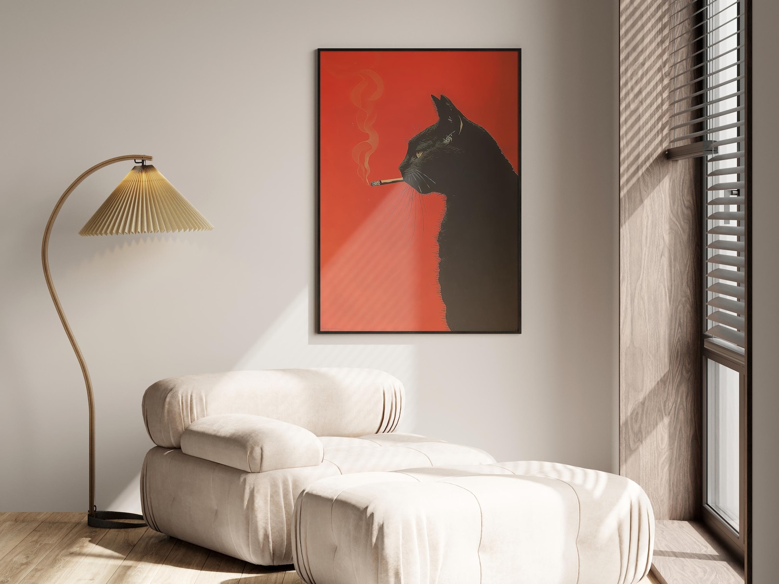 Impresión en lienzo de gato ne - Office Furniture Home reseña y precio