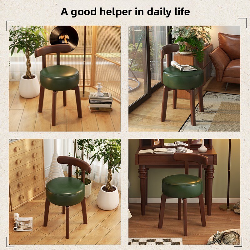 Silla giratoria de madera maci - Office Furniture Home reseña y precio