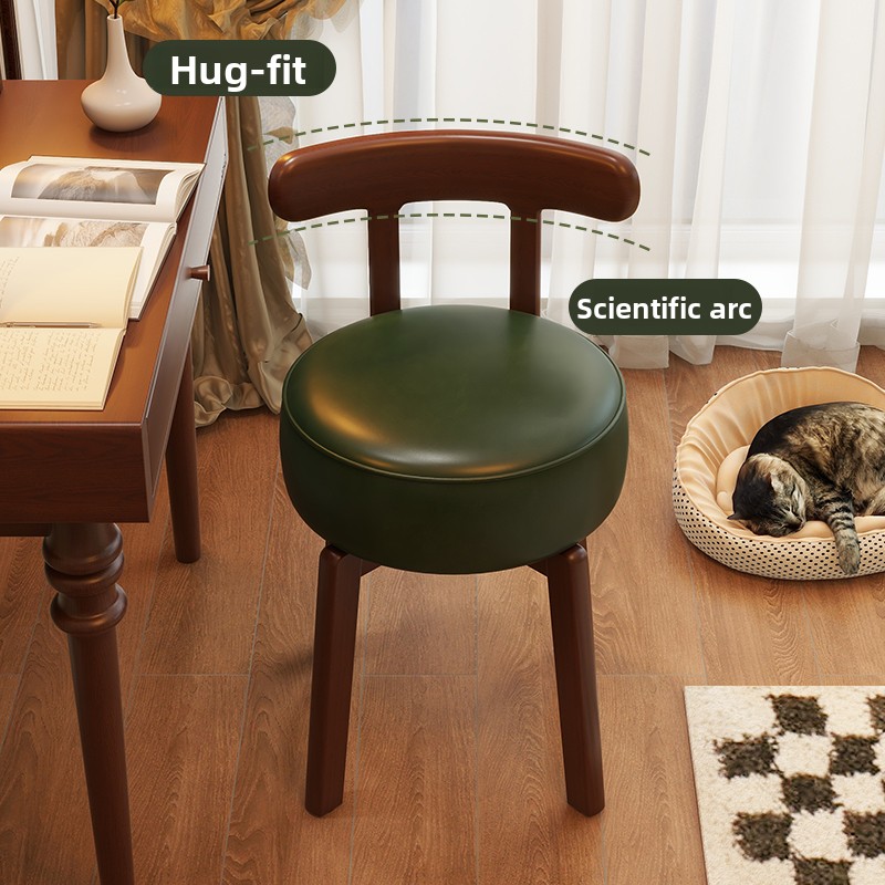 Silla giratoria de madera maci - Office Furniture Home reseña y precio