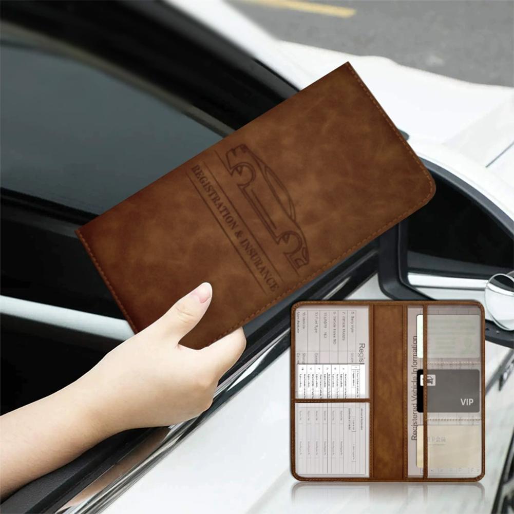 Cartera de Cuero PU para Docum - Binder Storage Box reseña y precio