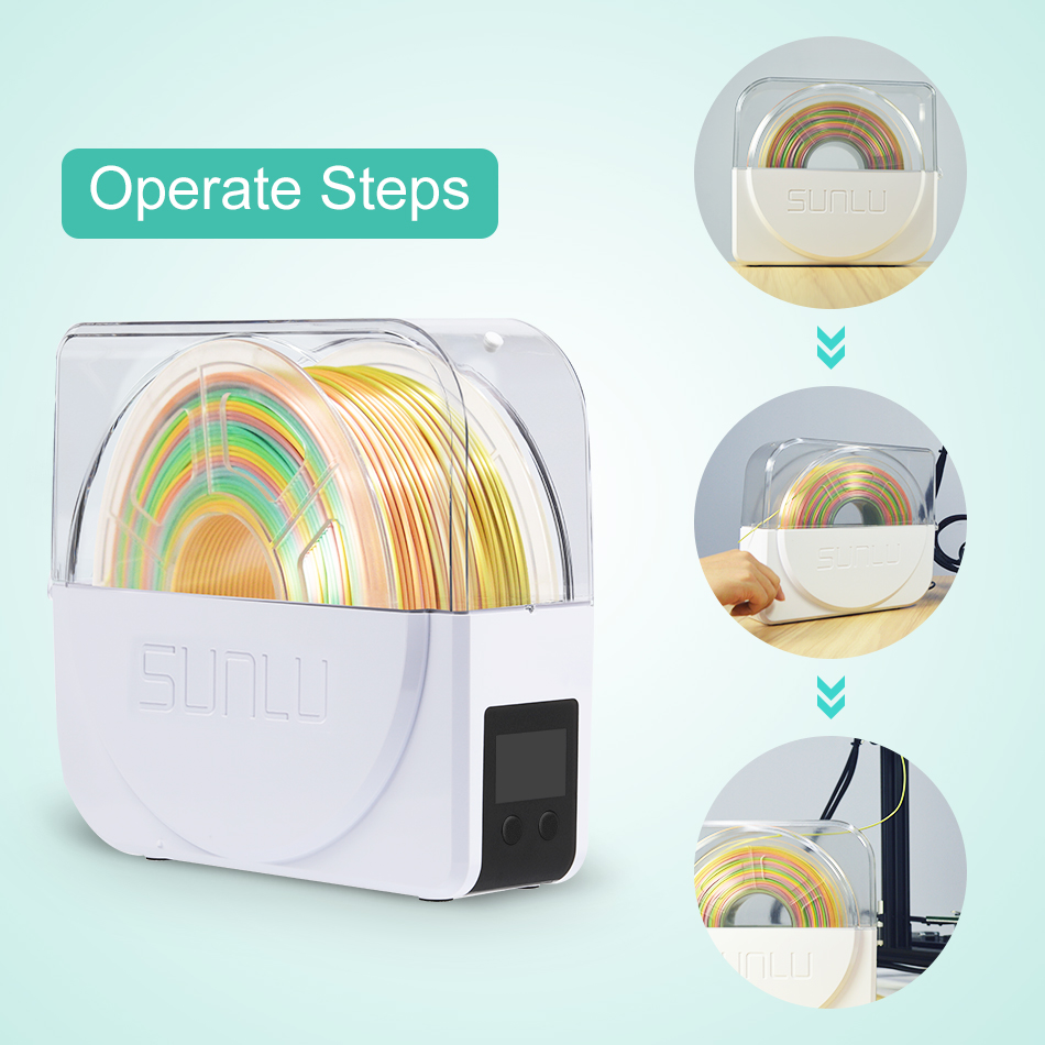 Secador de filamentos SUNLU S1 - Binder Storage Box reseña y precio