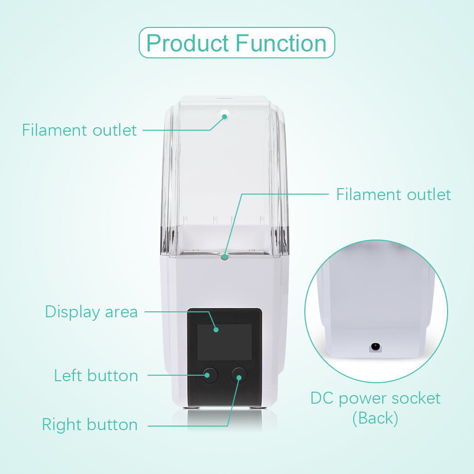 Secador de filamentos SUNLU S1 - Binder Storage Box reseña y precio