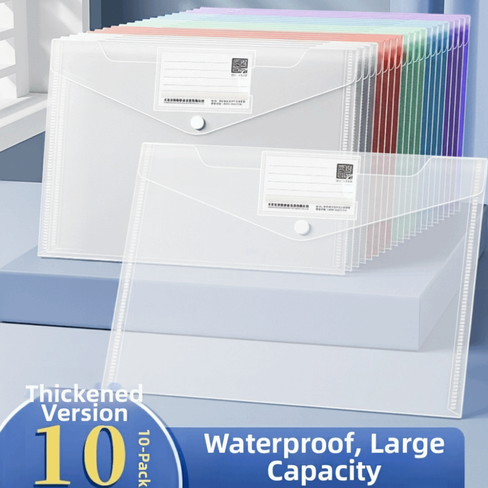 10 carpetas transparentes para - Binder Storage Box reseña y precio